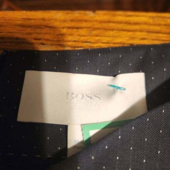 Hugo Boss Dinalia black&white belted Sheath Dress sz 6 - Picture 2 of 4